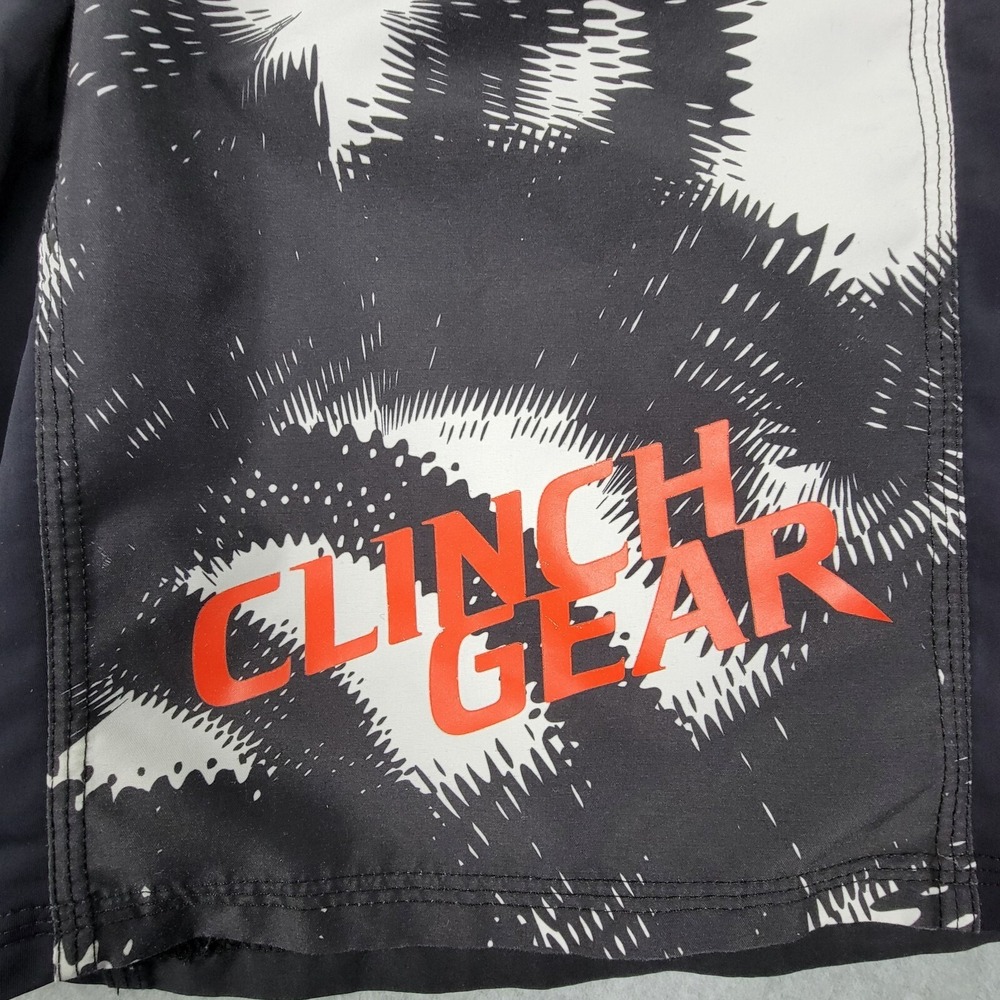 Clinch Gear MMA Shorts Men's 32 Black Red White Wrestling Jiu Jitsu - Picture 5 of 8